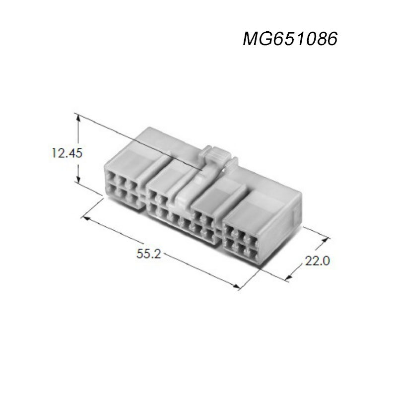 供应MG651086 KET接插件 汽车连接器