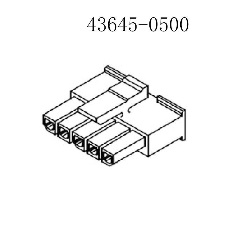 供应43645-0500 Molex接插件 汽车连接器