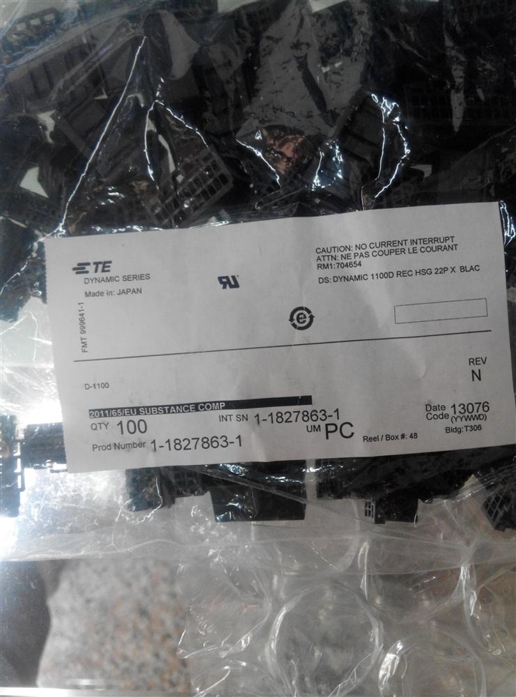 供应1-827863-1 泰科接插件 汽车连接器