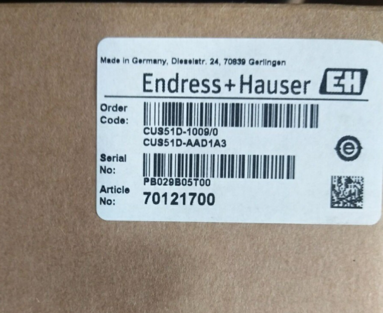 E+H浊度电极 CUS51D-AAD1A3 悬浮物测量传感器 CUS51D