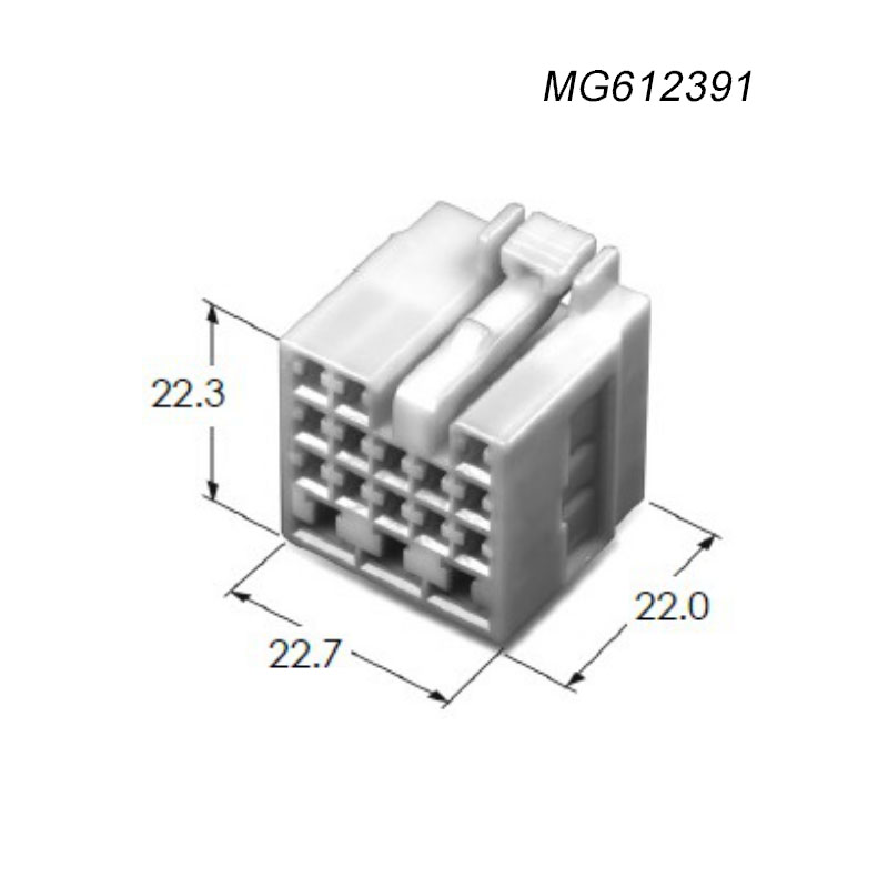 供应MG612391KET接插件 汽车连接器
