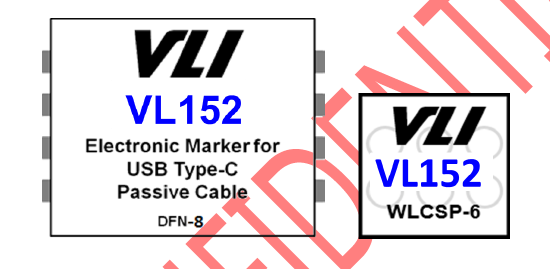 台湾威盛VL152-C1，用于USB-C/TBT3无源电缆