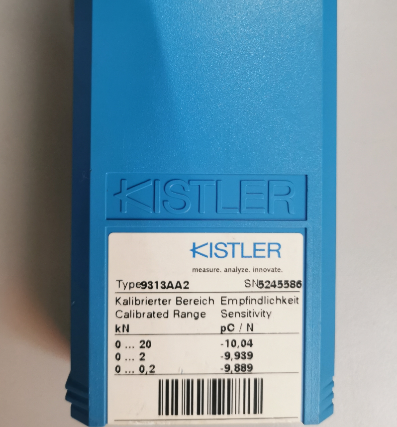 德国奇石乐kistler 9313AA2 单分量压力传感器SN;5245586    20 kN / 4.49 klbf