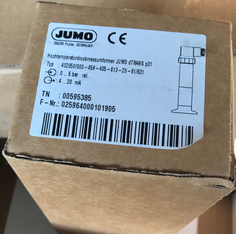 JUMO久茂压力传感器402050/000-458-405-613-20-61/631    0-6BAR