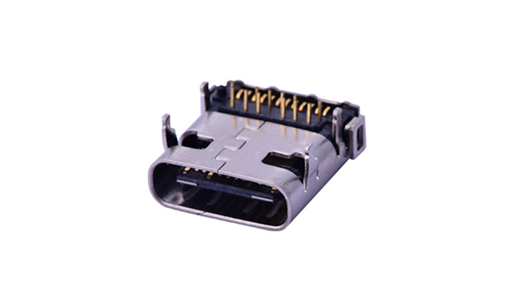 3.1 C-型USB连接器 90°(插件+贴片) 母座