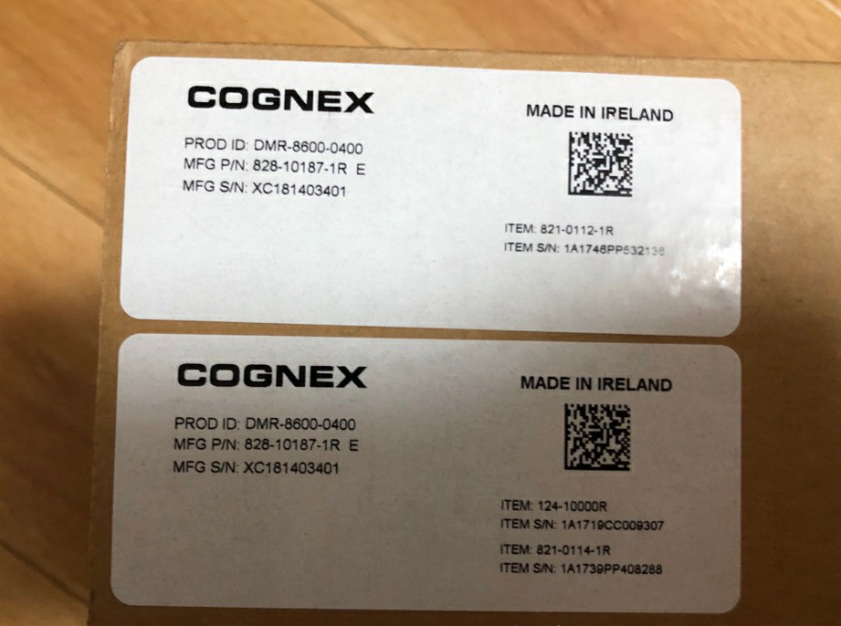 COGNEXɨǹDMR-8600-0400  P/N;828-10187-1R  E