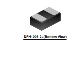 ESD静电二极管CDDFN2-12C电容12pF无铅环保