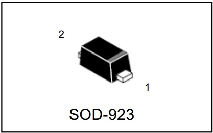 ESD5V0B05-923低容ESD静电二极管0.5pF特卖
