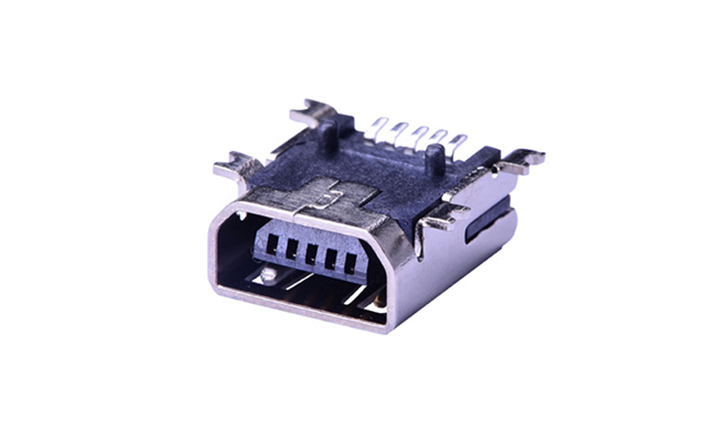 FUS117 Mini 母座 AB Type SMT USB连接器