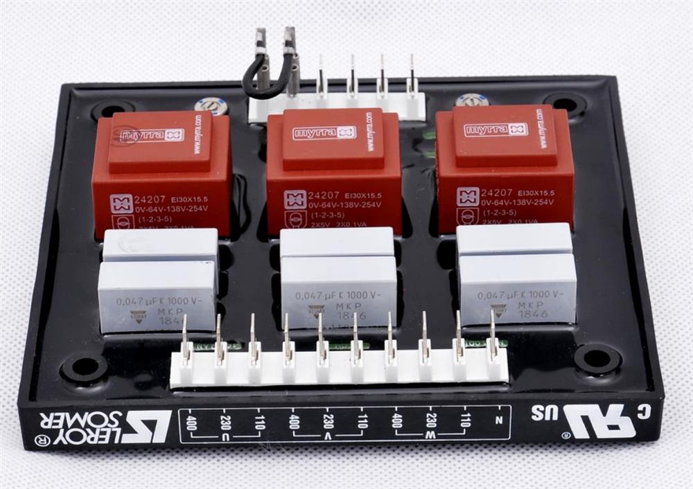利莱森玛 R731三相检测控制器 发电机avr调压器