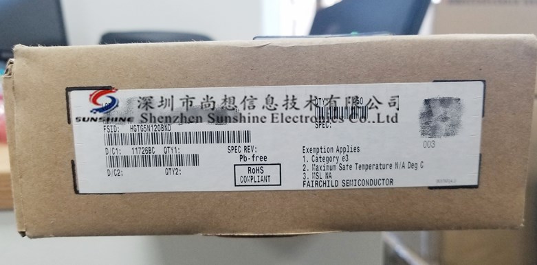 HGTG5N120BND ON 安森美 进口原装 IGBT 晶体管 UGBT MOSFET 单 TO247