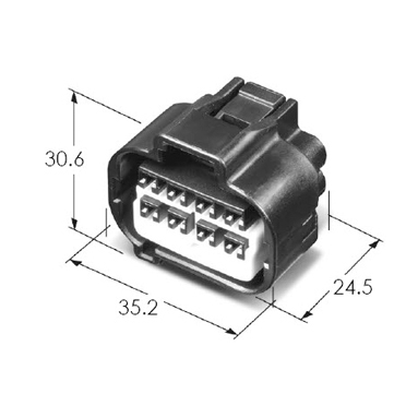 供应 MG641310-5  KET 接插件 汽车连接器