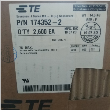 供应 174352-2泰科 接插件 汽车连接器