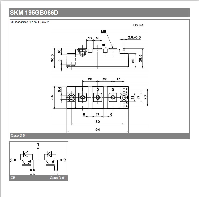 SKM195GB066D IGBTģ 뵼ſӦ