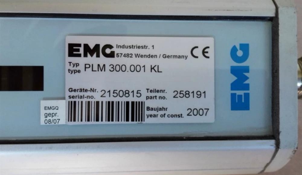 德国EMG平行光传感器 PLM 300.001 KL 57482 2150815 258191