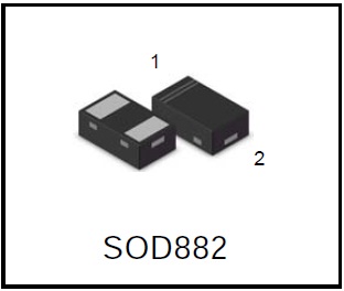 ESD静电二极管ESD5V0B15H-1006无铅环保现货