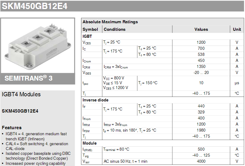 SKM450GB128D ſIGBT igbtԭ