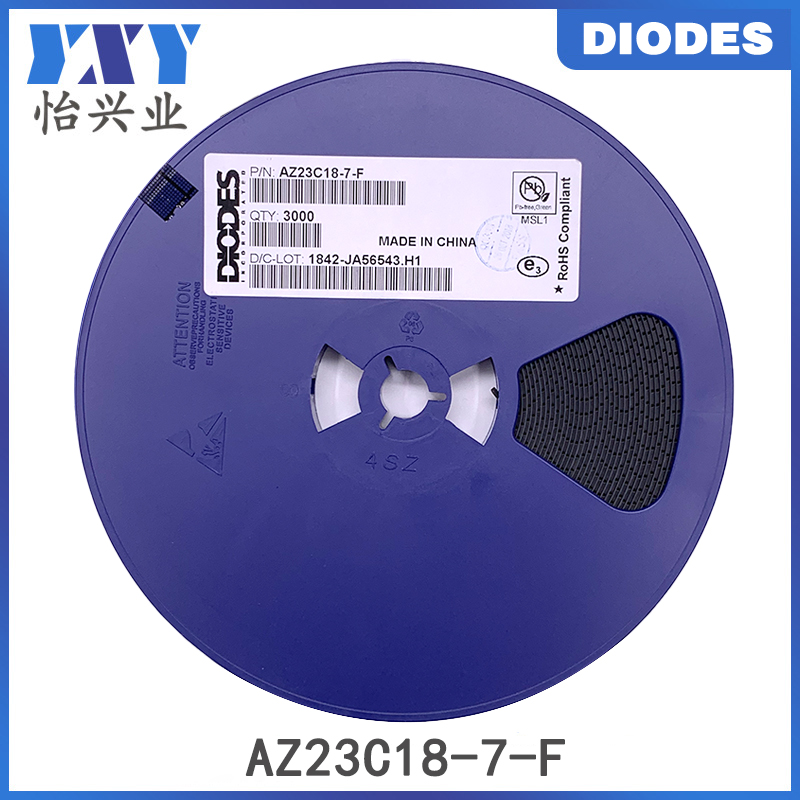 Diodes美台 二极管 AZ23C18-7-F
