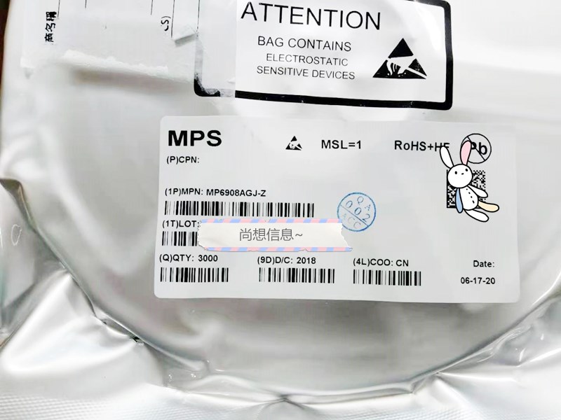 MP6908AGJ-Z MPS 美国芯源 开关控制器 进口原装 TSOT23-6