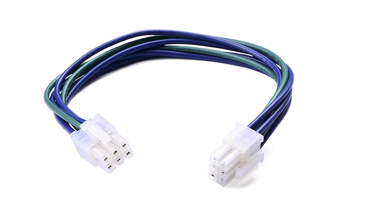 单芯电缆组件：4.2MM间距 6PIN 带扣 对 4.2MM间距 6PIN L=200mm