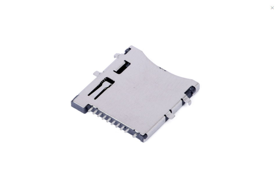 FCD415-7M  Micro SD卡�B接器 自��式(H1.5mm)(沉板0.98mm)