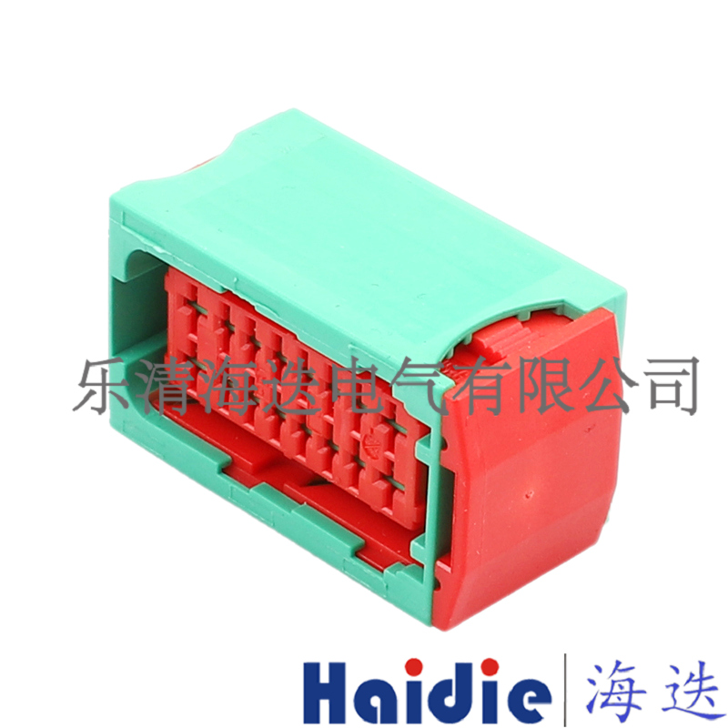 供应16孔汽车线束连接器接插件胶壳185760-2