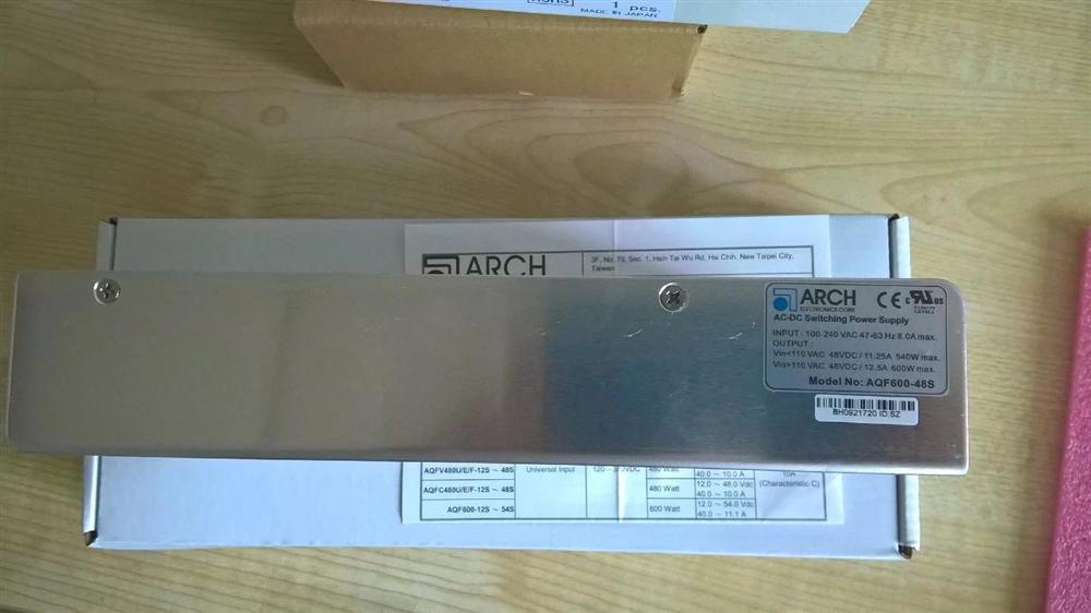 供应ARCH AC-DC开关电源 600W AQF600-48S AQF600-24S AQF600-12S