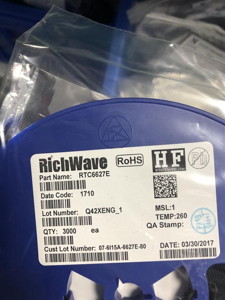 供应RTC6627E RICHWAVE 原装现货