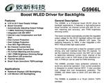G5966LR41U支持WLED背光驱动