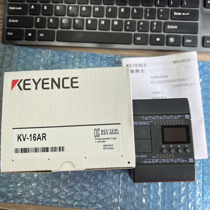 全新原装 KV-16AR内置显示器可编程逻辑控制器KEYENCE基恩士
