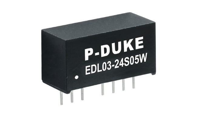 供应源P-DUKE直流电源转换器EDL03-12S05W EDL03-12S12W EDL03-12S15W 