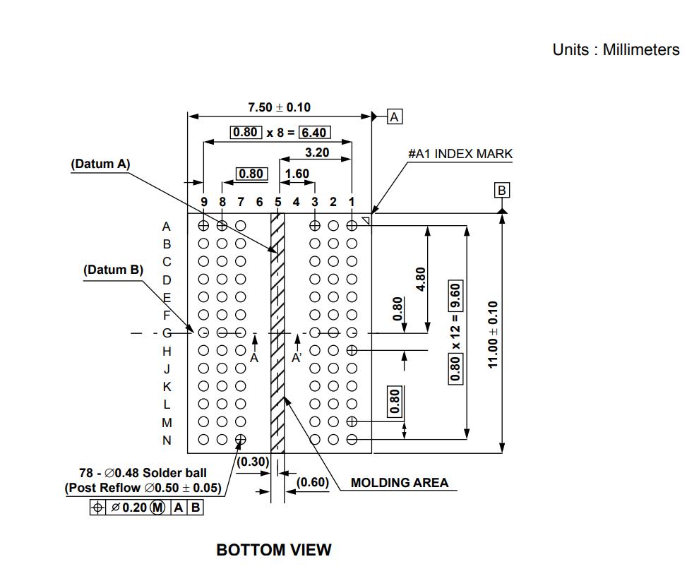 原装K4B4G0846E-BYMA同步动态随机存储器