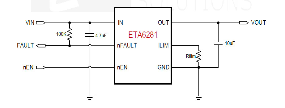 供应ETA6281D2G-可编程限流负载开关