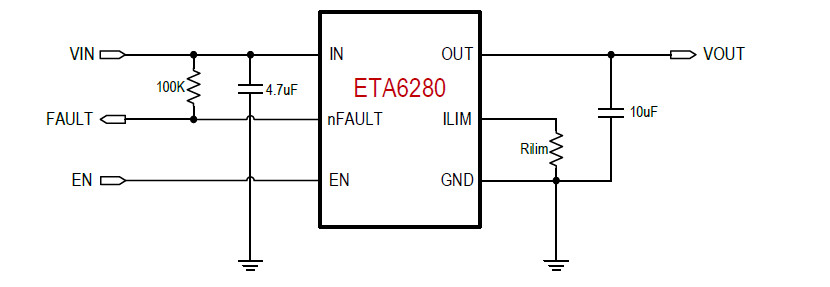 供应ETA6280D2G-可编程限流负载开关