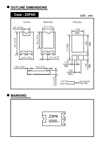 供应Z3PK5200H-肖特基势垒二极管 