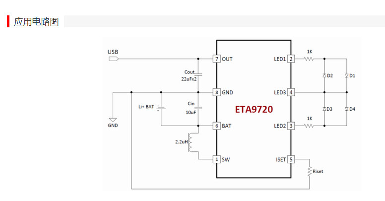 供应ETA9720S8A-三合一移动电源充放电芯片