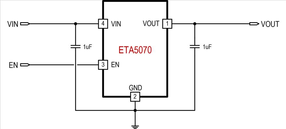 供应ETA5070V280NF1E-低功率线性稳压器
