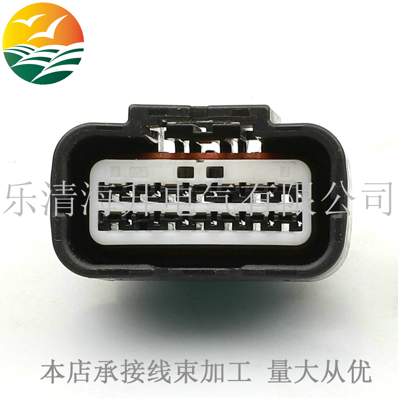 14孔黑色汽车连接器接插件7289-6613-30