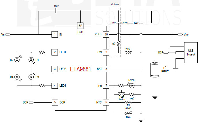 供应ETA6850Q47-Type-C USB端口控制器