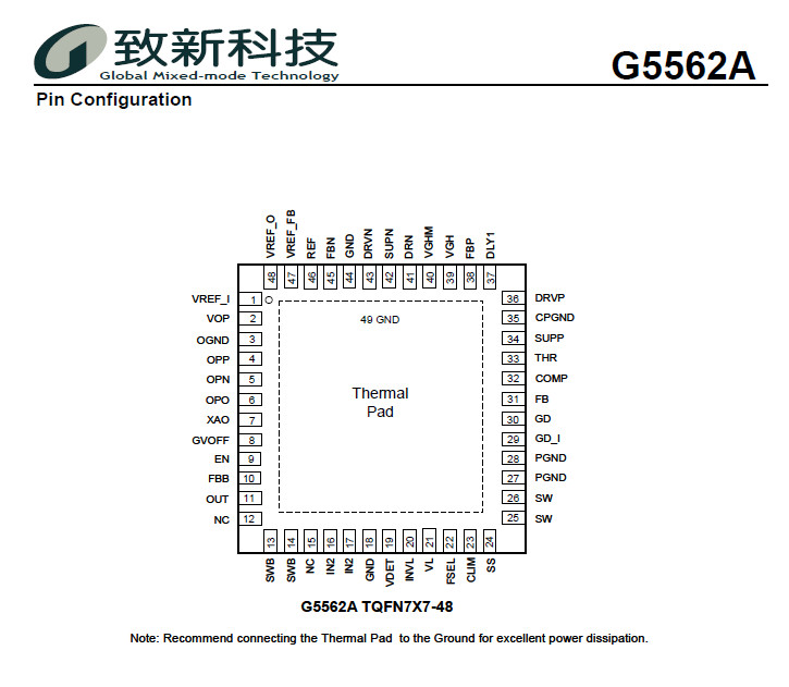 G5562AR11U-高速放大器和高精度LDO偏置电源