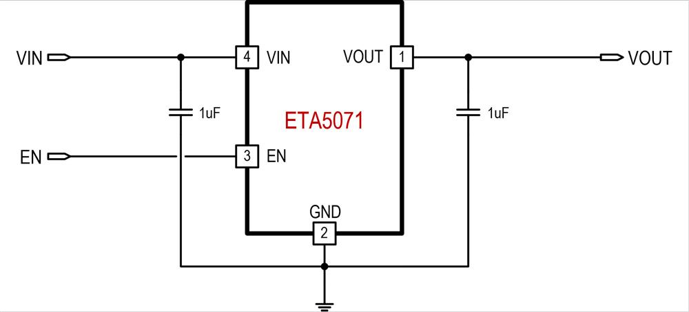 供应ETA5071V120NS2F-低功率线性稳压器
