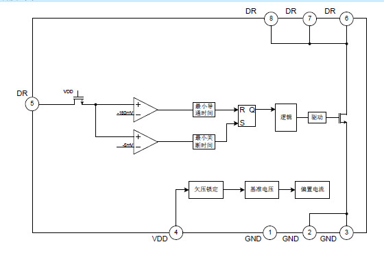 内置N型功率-SD8512CTR-同步整流控制IC