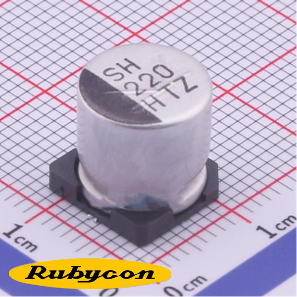 供应 50TZV220M10X10.5 红宝石/Rubycon 圆柱型表面贴装径向管铝电解电容