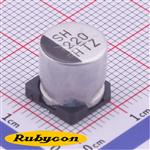  50TZV220M10X10.5 红宝石/Rubycon 圆柱型表面贴装径向管铝电解电容