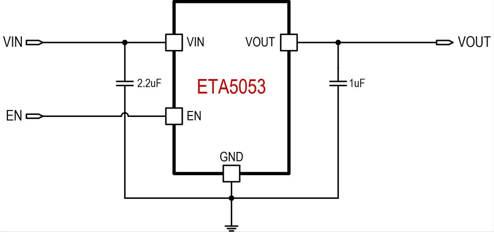 供应ETA5053V150DD1E-低压差线性稳压器
