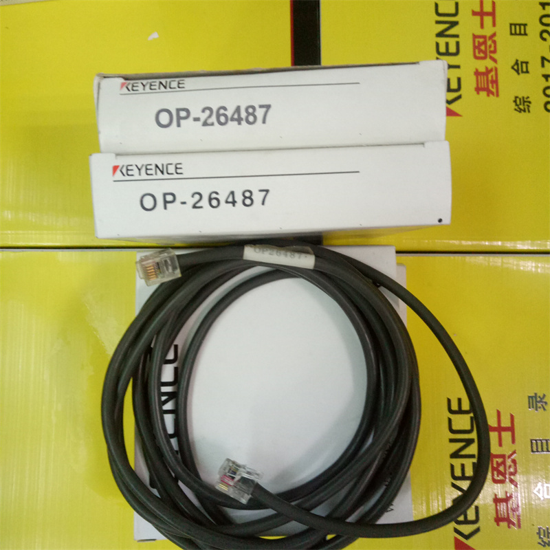 基恩士OP-26487连接线缆全新原装实物图