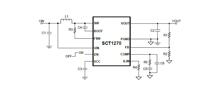 芯洲-SCT1270FQAR-DCDC升压变换器