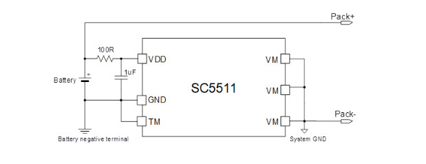 供应SC5511ADFER-聚合物电池保护芯片