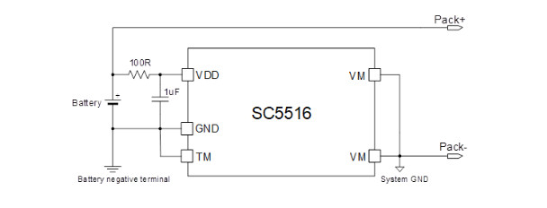 供应SC5516CSBER-聚合物电池保护芯片 