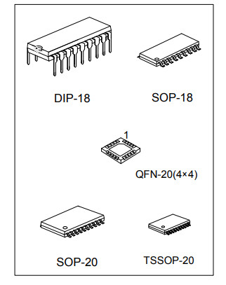 供应ULN2803G-DIP18 达林顿管晶体阵列